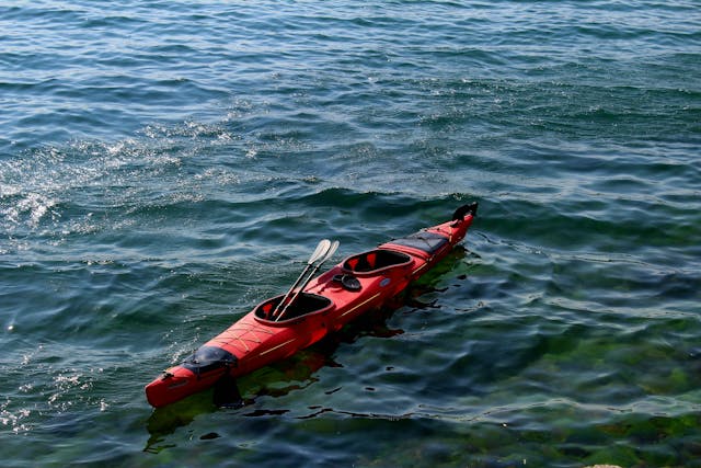 kayak in calm water